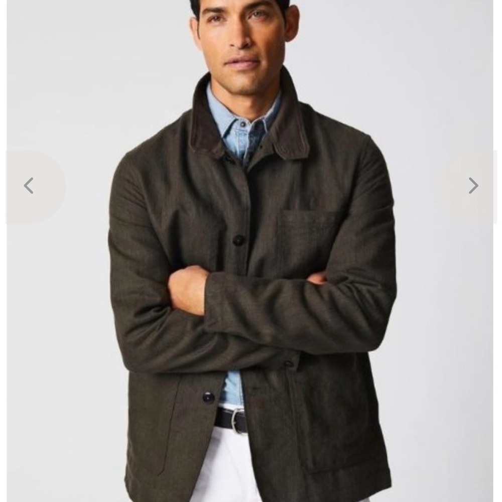Billy Reid - Natchez Chore Coat - Steel Gray large jacket